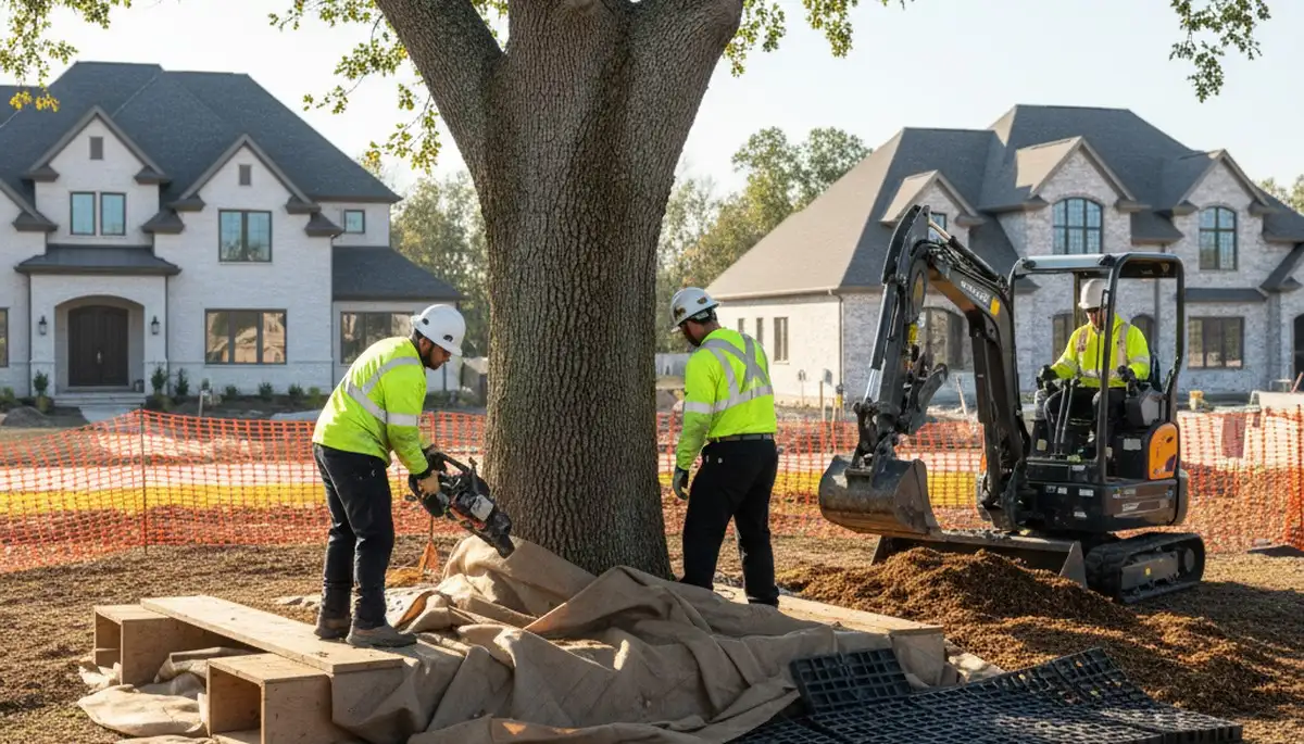 Lakeland, FL tree service protecting roots to support healthy trees from the ground up