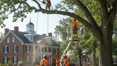 Tree service crew in Lakeland, FL providing professional tree trimming and removal