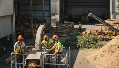 Tree service crew in Lakeland, FL providing professional tree removal and trimming services